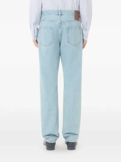 Valentino Five-pockets Jeans In Blue