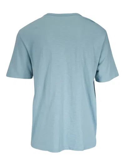 Faherty Chest-pocket T-shirt In Blue
