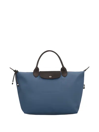 Longchamp Blue Tote Bag In Blue