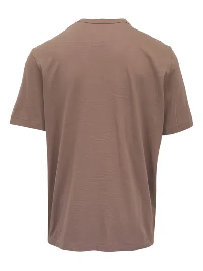 Faherty Sunwashed Pocket Tee Walnut Branch In Brown
