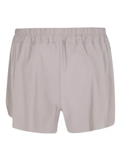 Rick Owens Drawstring-waist Swim Shorts In Neutral