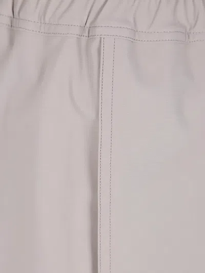 Rick Owens Drawstring-waist Swim Shorts In Neutral