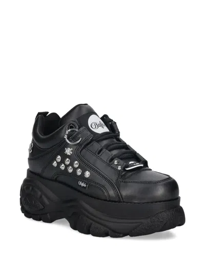Buffalo Studded Platform Sneakers In Black