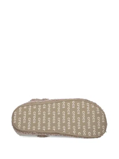 Crocs Slingback Slippers In Brown
