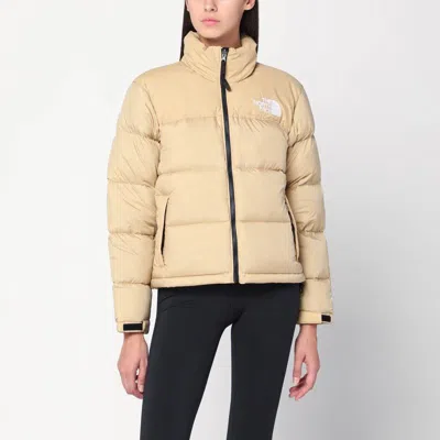 The North Face 1996 Retro Nuptse Khaki Stone Down Jacket In Brown