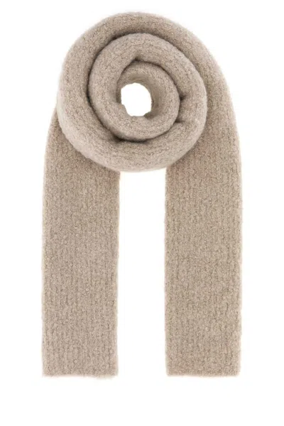 The Row Beige Luthgard Scarf In Cashmere And Silk Blend