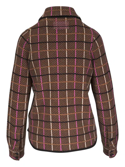 Guest In Residence Checked Buttoned Shirt In Brown