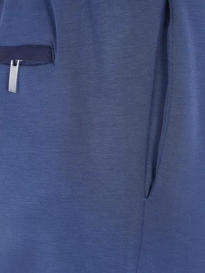 Devore Incipit Drawstring-waist Track Pants In Blue