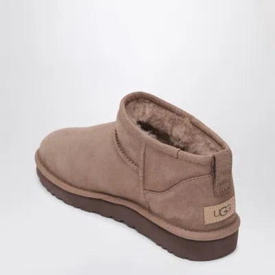 Ugg Classic Ultra Mini Rocky Oak Boot In Brown