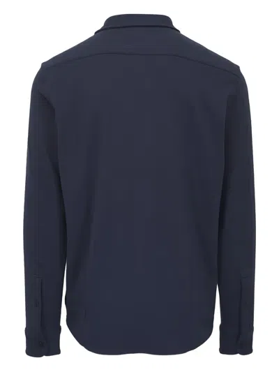 Faherty Buttoned Pocket Shirt In Blue