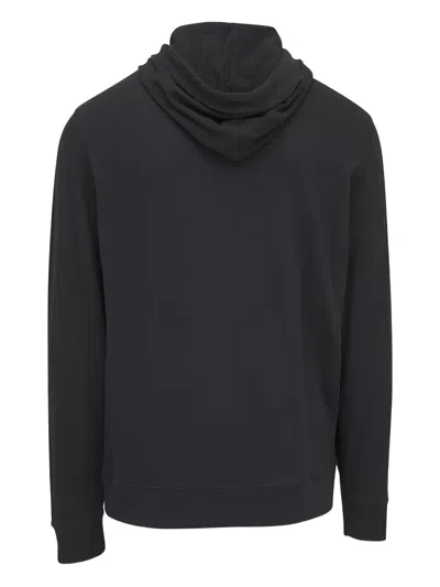 Faherty Drawstring Hoodie In Black