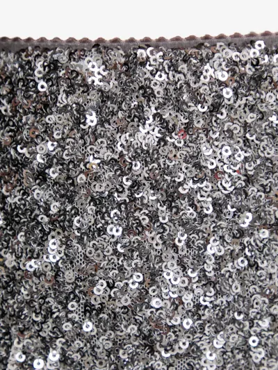 Aniye By Luxy Sequin Maxi Skirt In Metallic