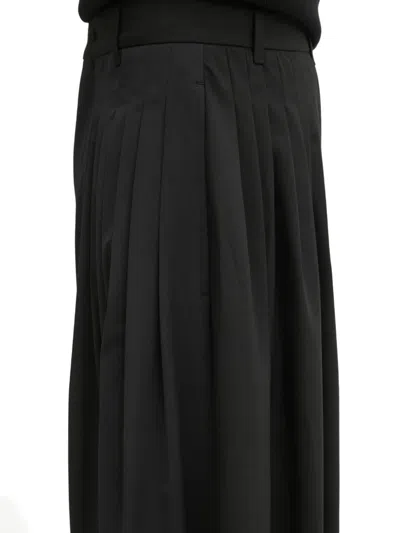 Ader Error Pleated Trousers In Black