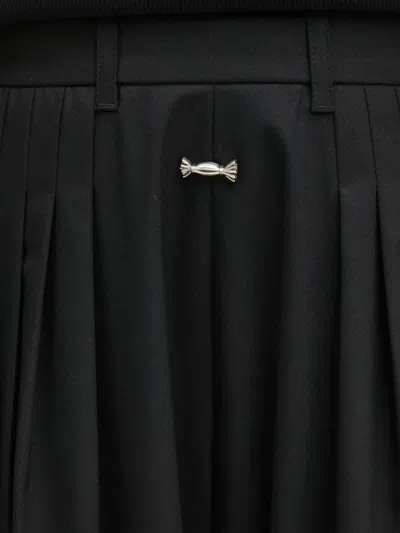 Ader Error Pleated Trousers In Black