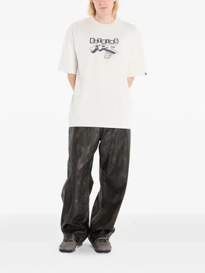 A Bathing Ape Graffiti Logo T-shirt In White