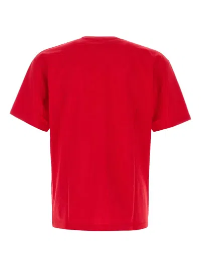 Valentino T-shirt With Chat De La Maison Print In Red