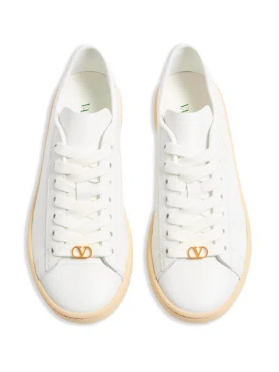 Valentino Garavani Woman Sneakers White Size 8 Leather In White