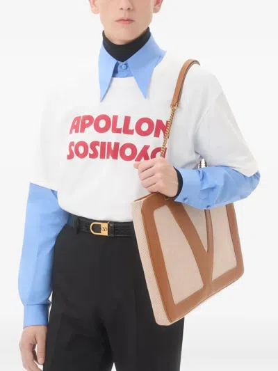 Valentino Dyonisos Apollon Print T-shirt In White