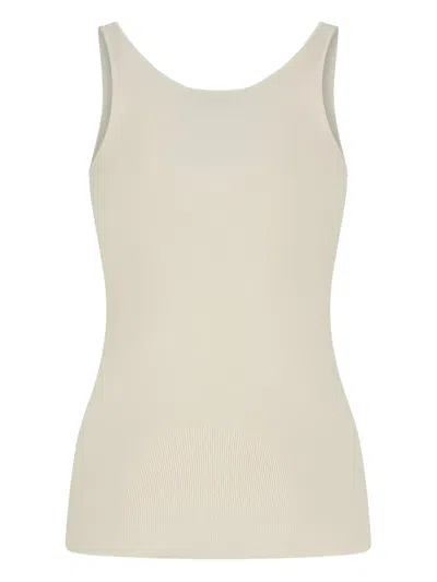 Totême Scoop-neck Tank Top In Neutral
