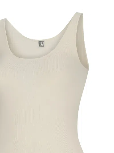 Totême Scoop-neck Tank Top In Neutral