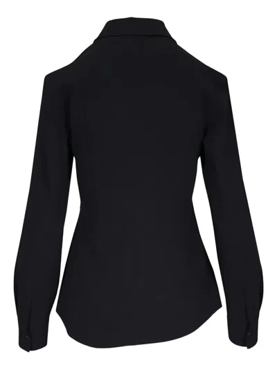 Akris Punto Buttoned Collared Shirt In Black