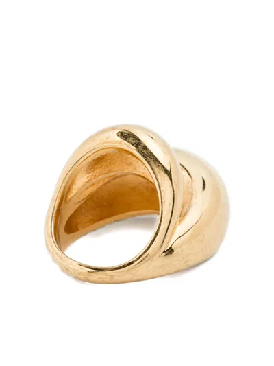 Panconesi Double Blow Up Ring In Gold