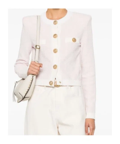 Balmain Long Sleeve Cardigan... In Pink