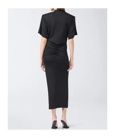The Andamane Lennox Midi Dress In Black