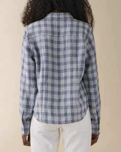 Jeanerica Vera Shirt Blue White Check In Multi
