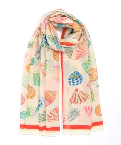 Echo New York Sea Shells Sarong In Multi