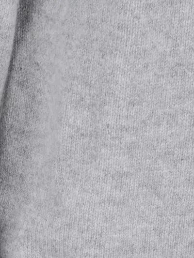 Drumohr Turtleneck Thin Wool Long Sleeves Sweather In Gray