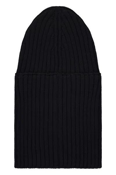 Herno Knit Balaclava In Blue