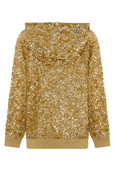 Valentino Sequinned Zip-up Hoodie In Multi