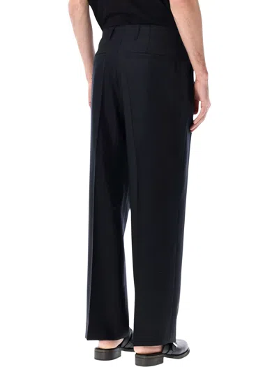 Our Legacy Borrowed Wool Chino In Black