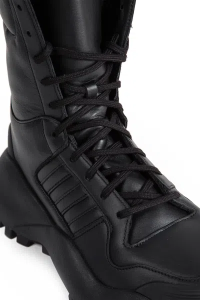 Adidas Originals X Willy Chavarria Forum Stripe Boots In Black