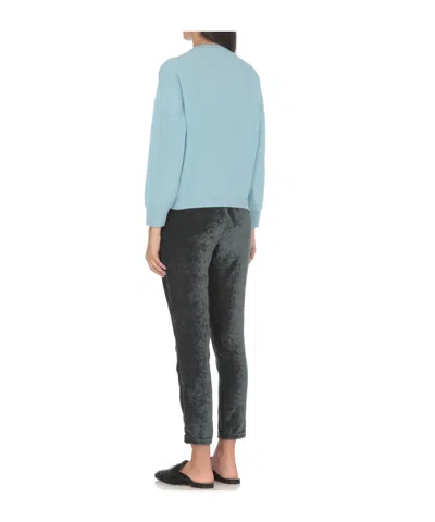 Peserico Punto Luce-pocket Jumper In Blue