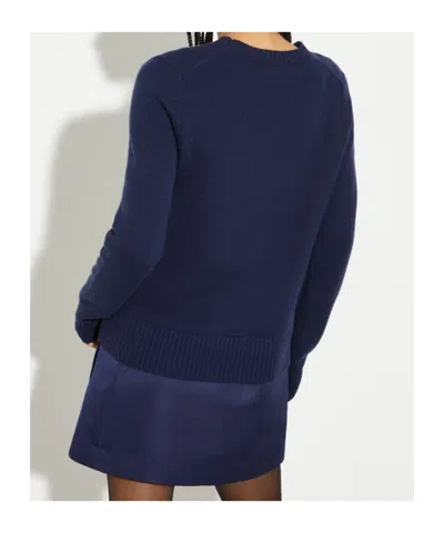 Maxco. Long Sleeve Sweater In Blue