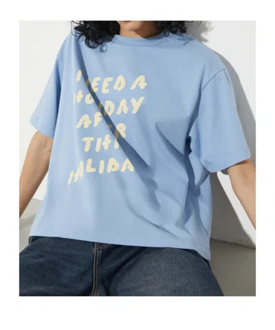 Maxco. Short Sleeve T-shirt In Blue