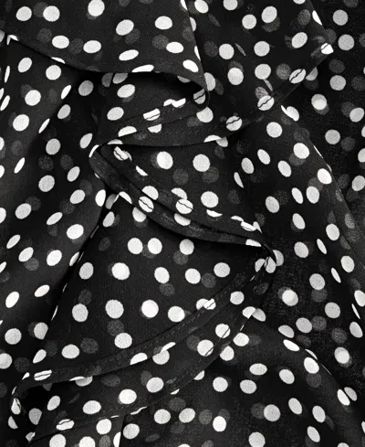 Inc International Concepts Women's Ruffle-trim V-neck Blouse, Macy's Exclusive