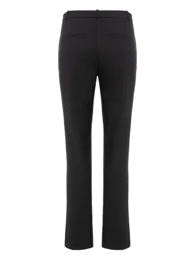 Vince Cigarette Flared Trousers In Black