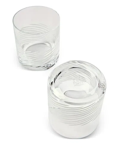 Brunello Cucinelli Murano-glass Whisky Glasses (set Of Two) In Transparent