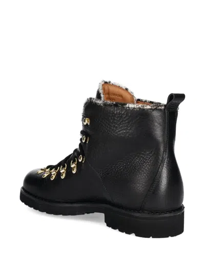 Fracap Lace-up Boot In Blue