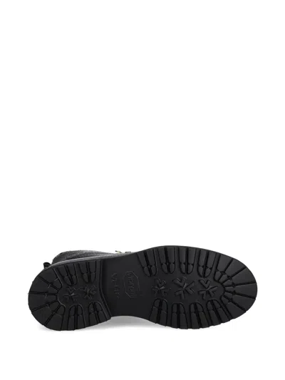 Fracap Lace-up Boot In Blue