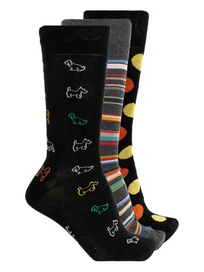 Paul Smith Multi-pattern Socks In Multi