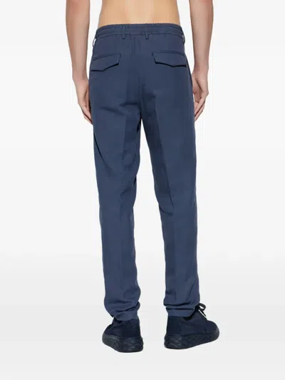 Eleventy Belt Loop Track Pants In Blue