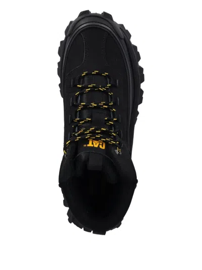 Caterpillar Lug-sole Lace-up Boots In Black
