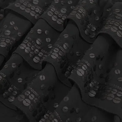 Abercrombie & Fitch Sequin Tiered Cami In Black