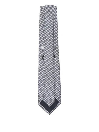 Tom Ford Patterned Tie In Blue