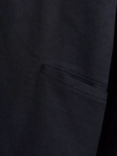 Ps By Paul Smith Button Notched Jacket In Blue