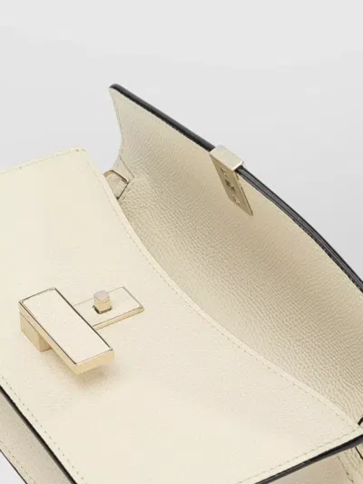 Valextra Iside Clutch Bag Chain Strap